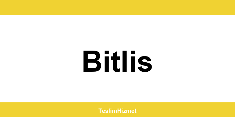 PTT Kargo Bitlis şubeleri ve iletişim bilgileri