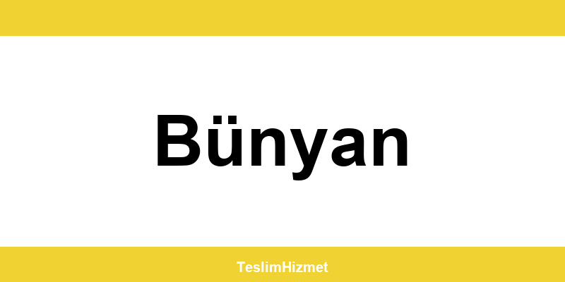 PTT Kargo Bünyan şubeleri ve iletişim bilgileri