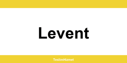 PTT Kargo Levent şubeleri ve iletişim bilgileri