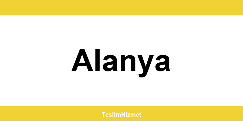 PTT Kargo Alanya şubeleri ve iletişim bilgileri