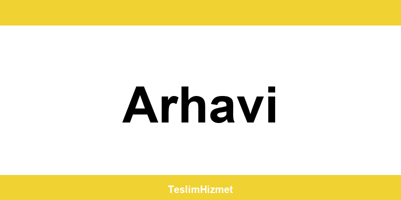 PTT Kargo Arhavi şubeleri ve iletişim bilgileri