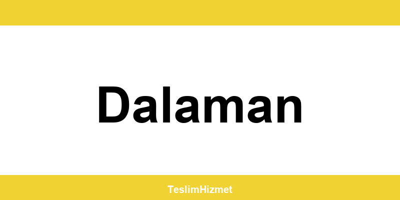 PTT Kargo Dalaman şubeleri ve iletişim bilgileri