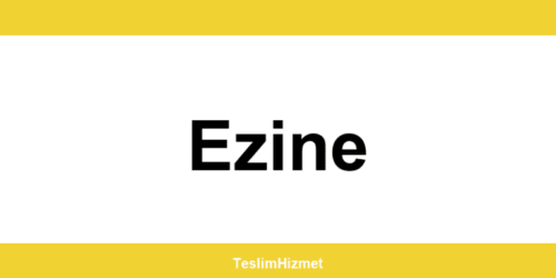 PTT Kargo Ezine şubeleri ve iletişim bilgileri