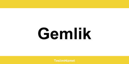 PTT Kargo Gemlik şubeleri ve iletişim bilgileri