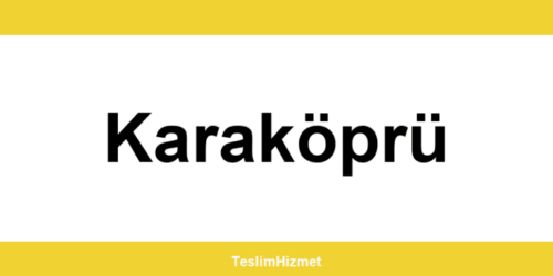 PTT Kargo Karaköprü şubeleri ve iletişim bilgileri