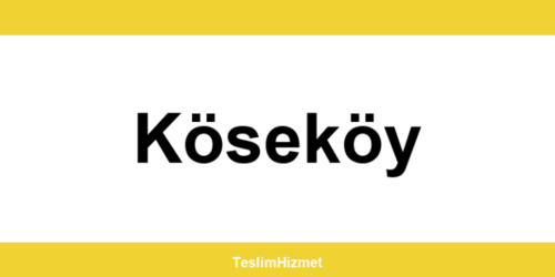 PTT Kargo Köseköy şubeleri ve iletişim bilgileri