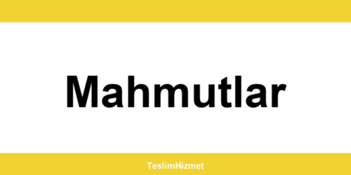PTT Kargo Mahmutlar şubeleri ve iletişim bilgileri