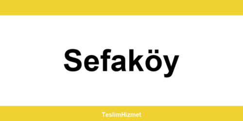 PTT Kargo Sefaköy şubeleri ve iletişim bilgileri