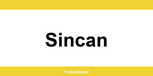 PTT Kargo Sincan şubeleri ve iletişim bilgileri