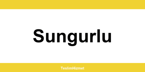 PTT Kargo Sungurlu şubeleri ve iletişim bilgileri