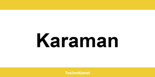 PTT Kargo Karaman şubeleri ve iletişim bilgileri