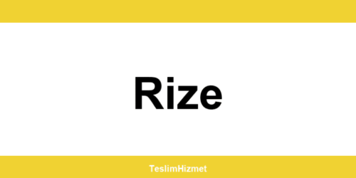 PTT Kargo Rize şubeleri ve iletişim bilgileri