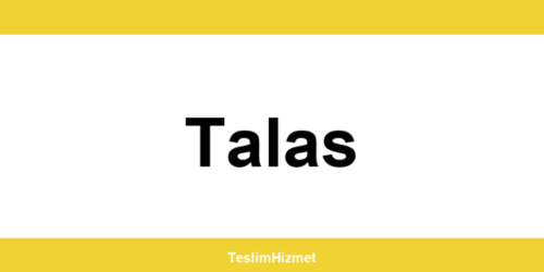 PTT Kargo Talas şubeleri ve iletişim bilgileri