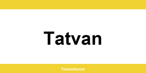 PTT Kargo Tatvan şubeleri ve iletişim bilgileri