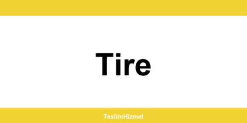 PTT Kargo Tire şubeleri ve iletişim bilgileri