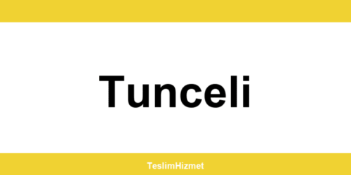 PTT Kargo Tunceli şubeleri ve iletişim bilgileri